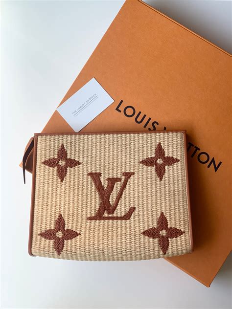 louis vuitton raffia clutch|louis vuitton clutches for women.